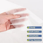 serviettes jetables visage spa massage blanc texture douce opaques ergonomiques relaxation voyage fixations