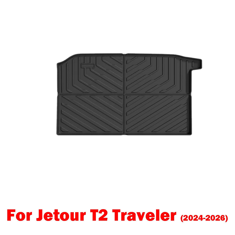 tapis sol voiture noir rayures diagonales surface rugueuse moderne imperméable antidérapant poignées traction