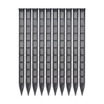 tuteur plante transparent perforations moderne eyelets plastique growth support jardin pot plantes