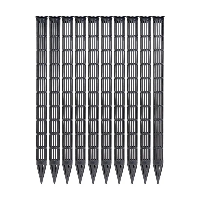 tuteur plante transparent perforations moderne eyelets plastique growth support jardin pot plantes