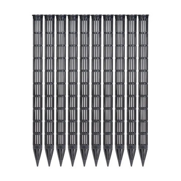 tuteur plante transparent perforations moderne eyelets plastique growth support jardin pot plantes