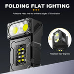 lampe torche led rechargeable usb portable aimant super lumineuse camping urgence cob lumière forteModes