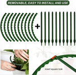 support plante vert moderne 24cm 14cm 16grilles 16tiges insertion trous carrés
