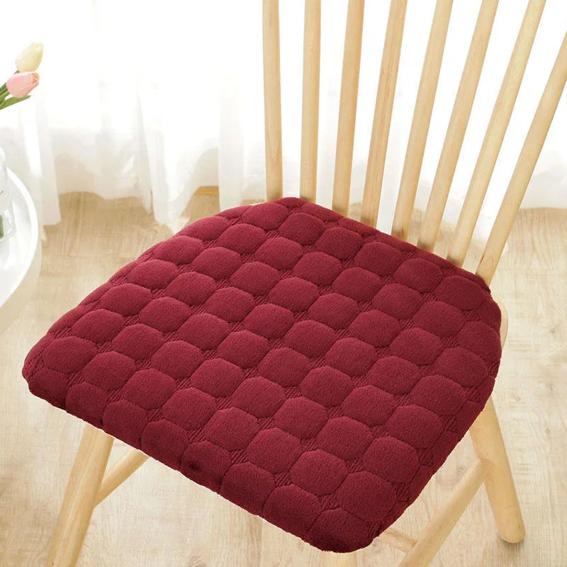 coussin siège forme amovible lavable mousse mémoire forme coton épais moderne bleu clair jaune