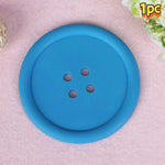 coasters adhésifs modernes couleur bleu rouge vert marron quatre trous opaques tasses thé