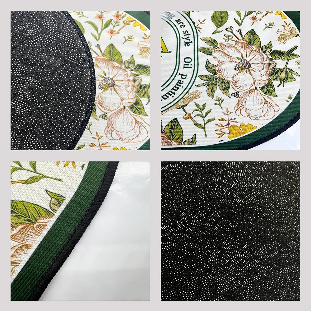 tapis sol moderne multicolore motif carreaux géométriques ethnique antidérapant intérieur cuisine salle bain