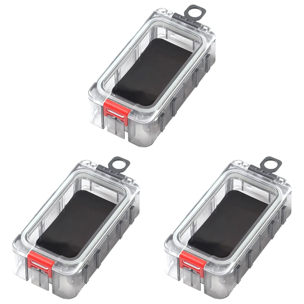 boîtes pêche transparentes accessoires carpe outils hameçons leurre pratique compactes boucle verrouillage paillettes crochets