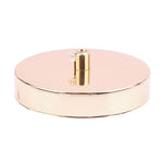 disques métalliques or cuivre argent noir blanc modernes accessoires éclairage décoration intérieure