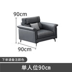Canapé d'angle moderne cuir gris chaise lounge pieds noirs coussins géométriques salon bois composite