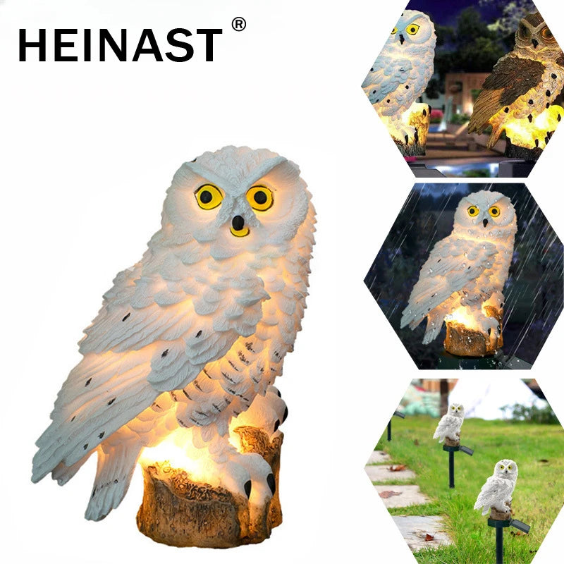 décoration extérieure noël hérisson lumineux blanc marron oiseau taches réalistes