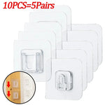 adhésifs blancs multi usages 10 pièces organiseur moderne prise électrique support cuisine blanc