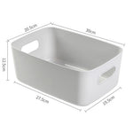 boîte rangement moderne poignées blanc beige bleu marine imperméable plastique