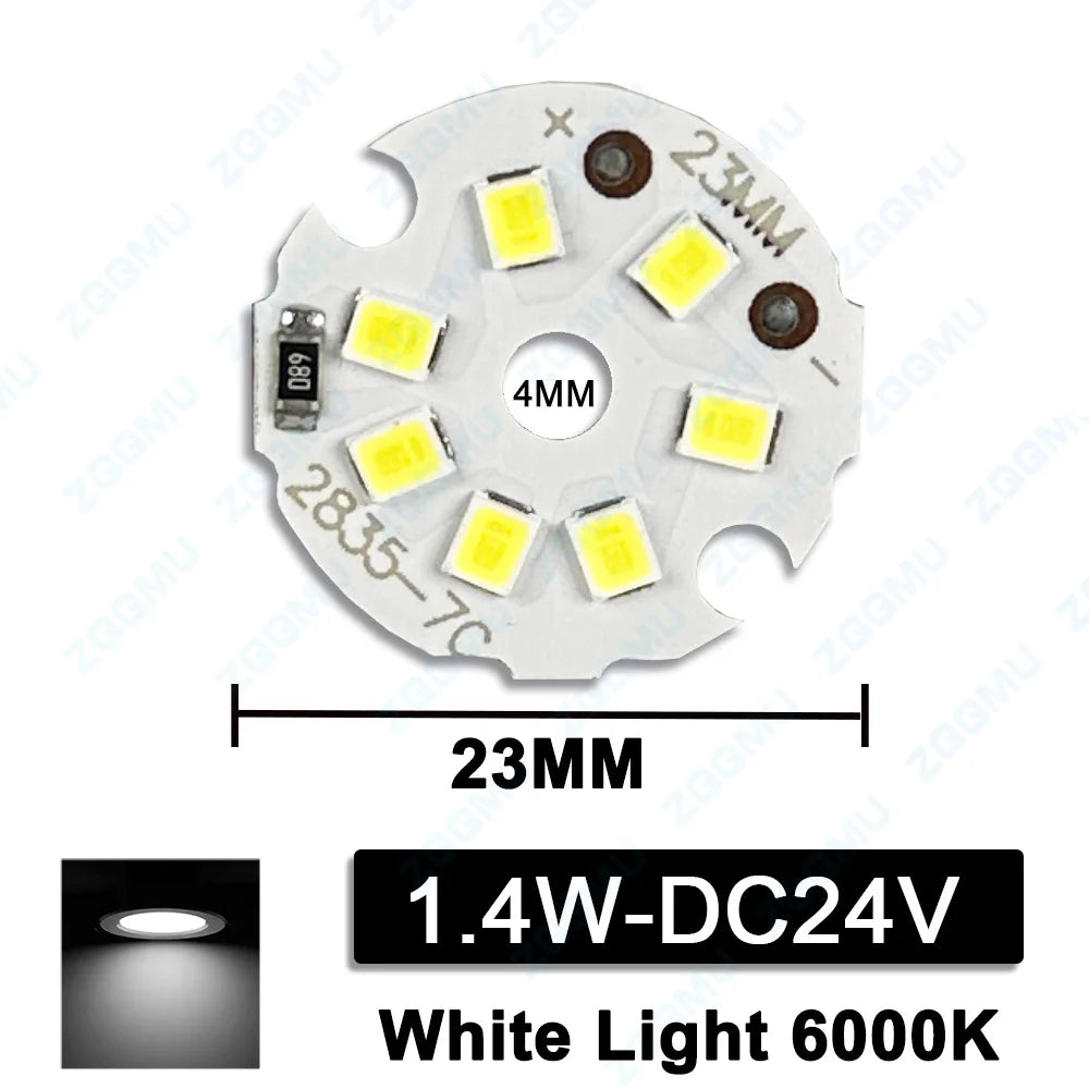 panneau led rond blanc 24v plaque lumineuse smd 2835 petite source lumière intérieur