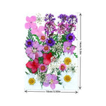 fleurs séchées composition artisanale violet bleu rose blanc vert décoration uv epoxy fills bijoux