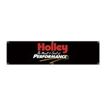 bannière publicitaire holly performance rouge noir blanche decoration super tex polyester