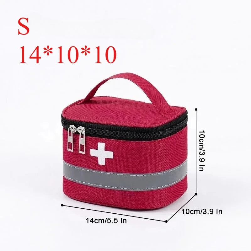 sac rangement multi usages kit médical oxford pratique croix blanche rouge gris bleu