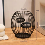 cage or noir moderne fileté multifonctionnelle décoration maison poignée