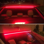 bande freinage led rouge moderne adhésive 12v 2400 lumens 90cm 100cm câbles