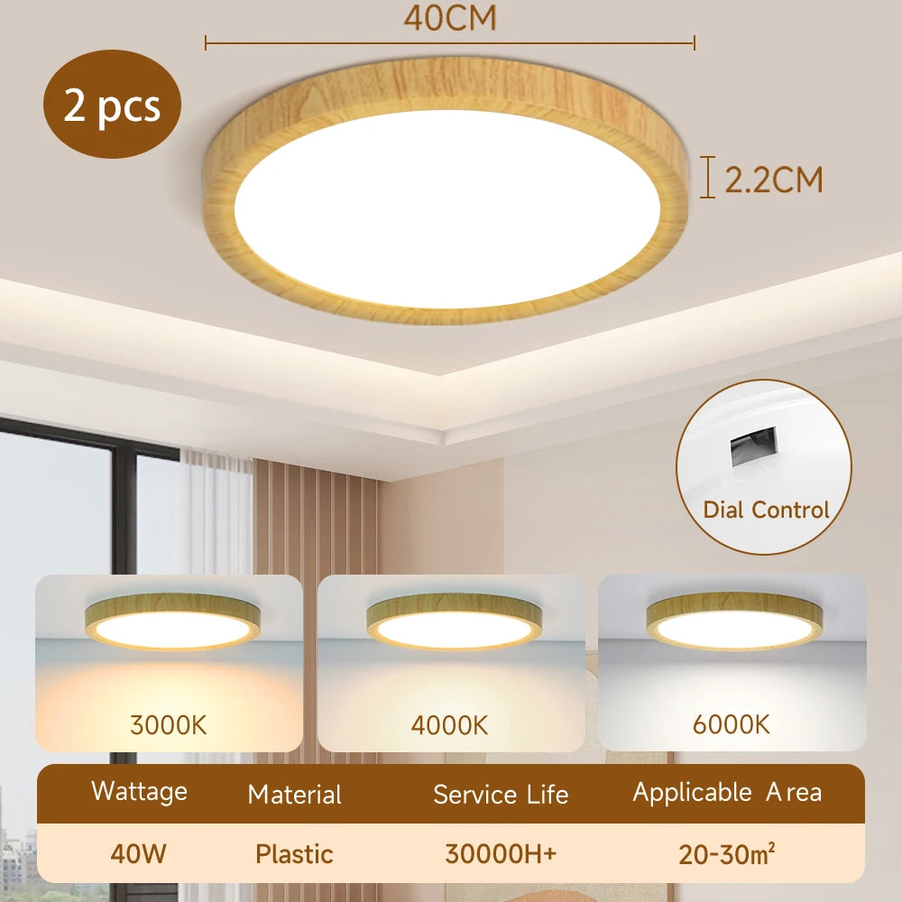 lampe moderne grain bois 20w 30w 40w blanc bois naturel