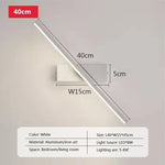 lampe murale moderne applique led noir blanc minimaliste fixée plaque