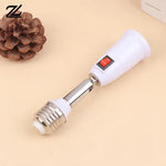 adaptateur lampe led e27 interrupteur adhésif moderne blanc chrome lisse
