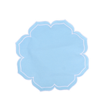 serviette table coton brodée bordure ondulée moderne décoration banquet mariage