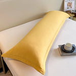 housse coussin polyester solide moderne 48x120cm blanc gris jaune orange