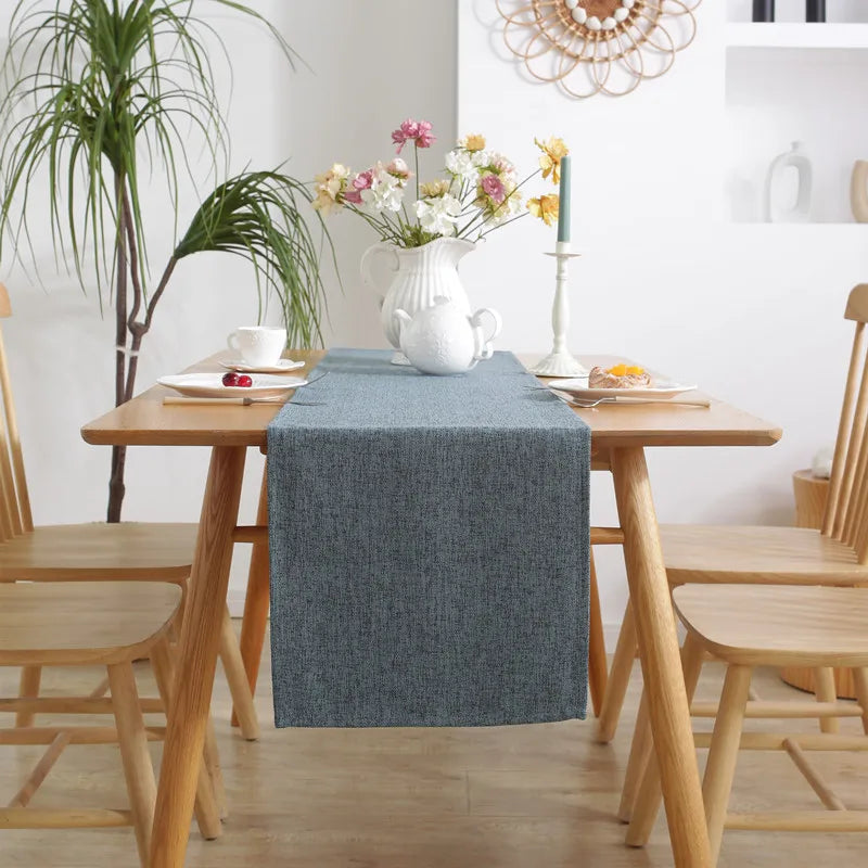 table ferme toile jute tissage rustique beige clair tissu coton classique clips métalliques usage