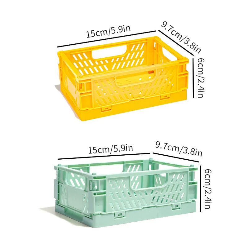 panier rangement pliable plastique perforé maison organisateur moderne