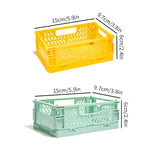 panier rangement pliable plastique perforé maison organisateur moderne