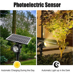 projecteur solaire led 10w 3w rgb noir moderne étanche ip65extérieur jardin cour chemin