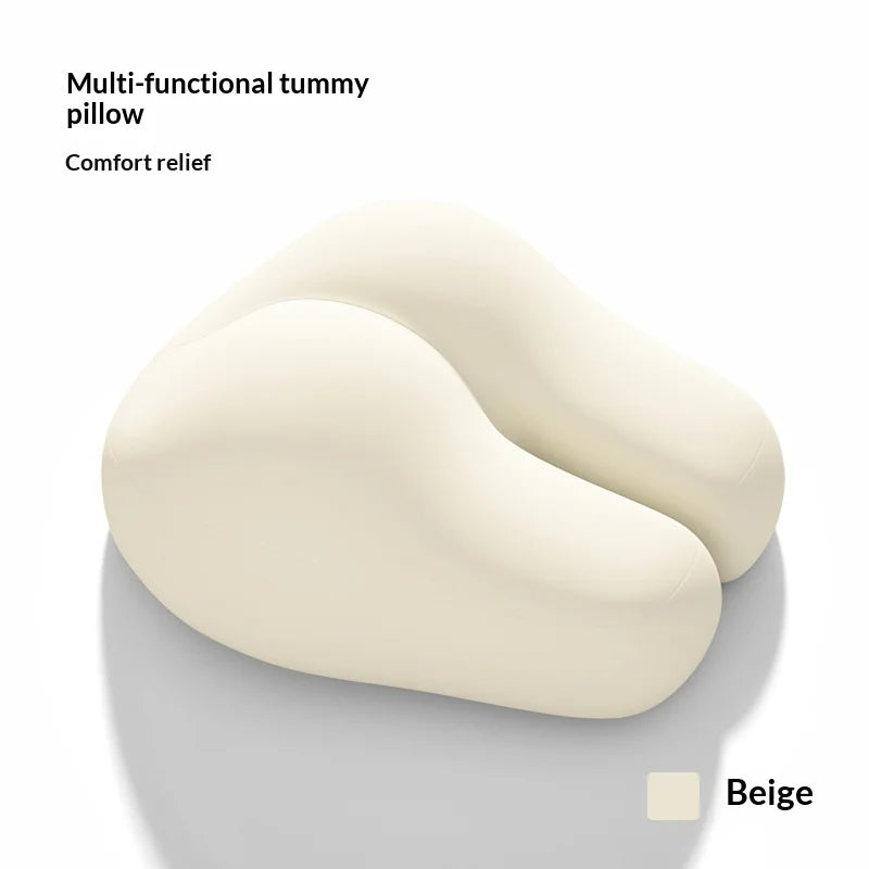 oreiller concave mousse 3d fibre bambou support dos fesse moderne violet opaque