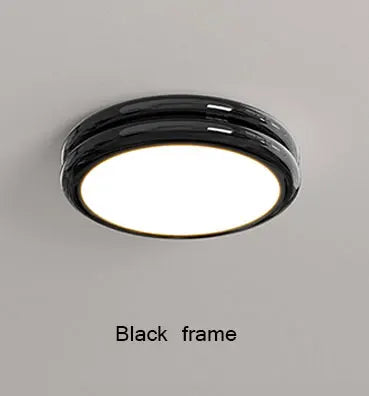 plafonnier led moderne vert blanc rouge opacité ronde lisse chambre salon