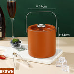 cuve glace argentée lisse moderne tongs refroidisseur vin boisson bière