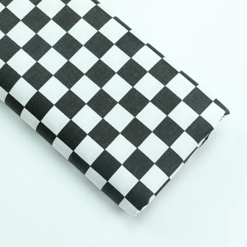 tissu coton carreaux multicolores moderne protection uv respectueux environnement 160cm large