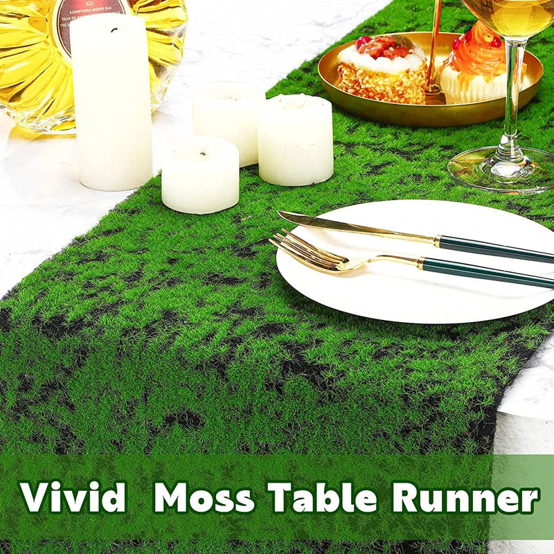 tapis artificiel fausse herbe mousse verte moderne décoration extérieure fête mariage prénuptiale adhésif naturel
