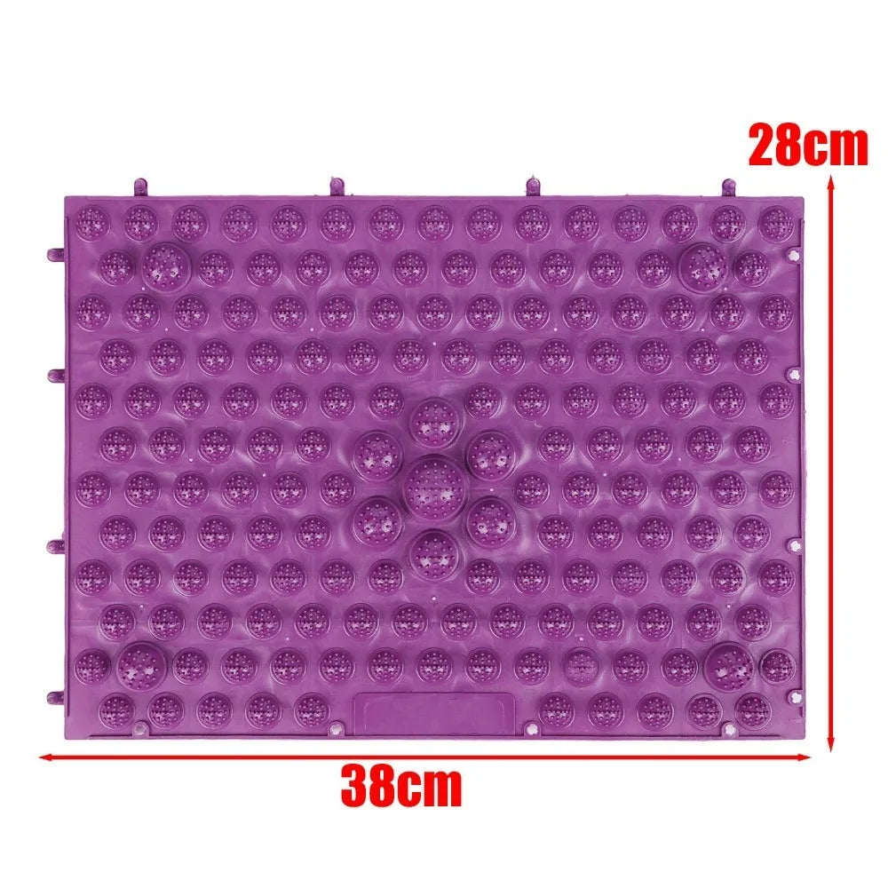 tapis massage points concaves violet vert rose bleu moderne opacité yoga circulation sanguine