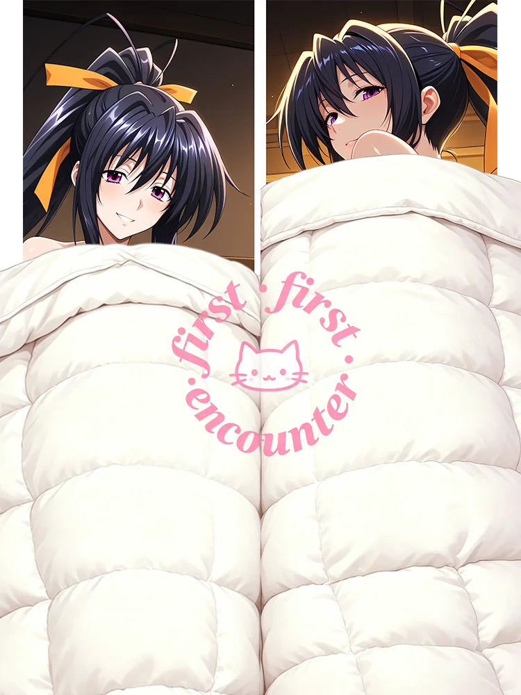 coussin dakimakura anime fille chaton blanc imprimé premier encounter lit adulte grande taille