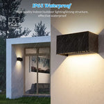 applique murale led moderne 24w noir réglable ip65 10cm 20cm 10cm