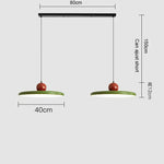 suspension lumineuse moderne vert rouge câble suspendu métal 90 260V 249 2000lm