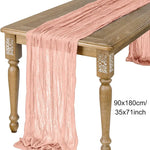 table cheminement plissé beige rustique opacité table manger decor anniversaire mariage lin