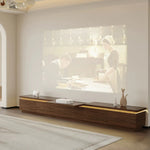 meuble bas tv moderne bois rangement 200cm largeur minimaliste déco