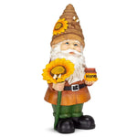 figurine gnome jardin blanc rouge vert orange abeille nid fleur tournesol intérieur extérieur
