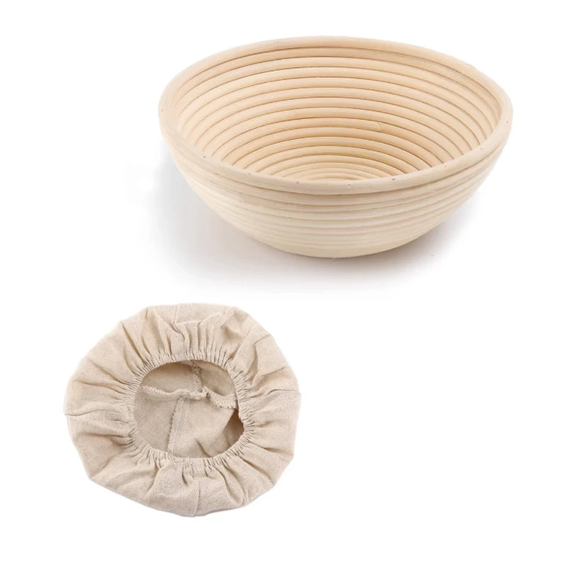 panier pain rustique bords osier coton beige clair couvercle artisanal bếp