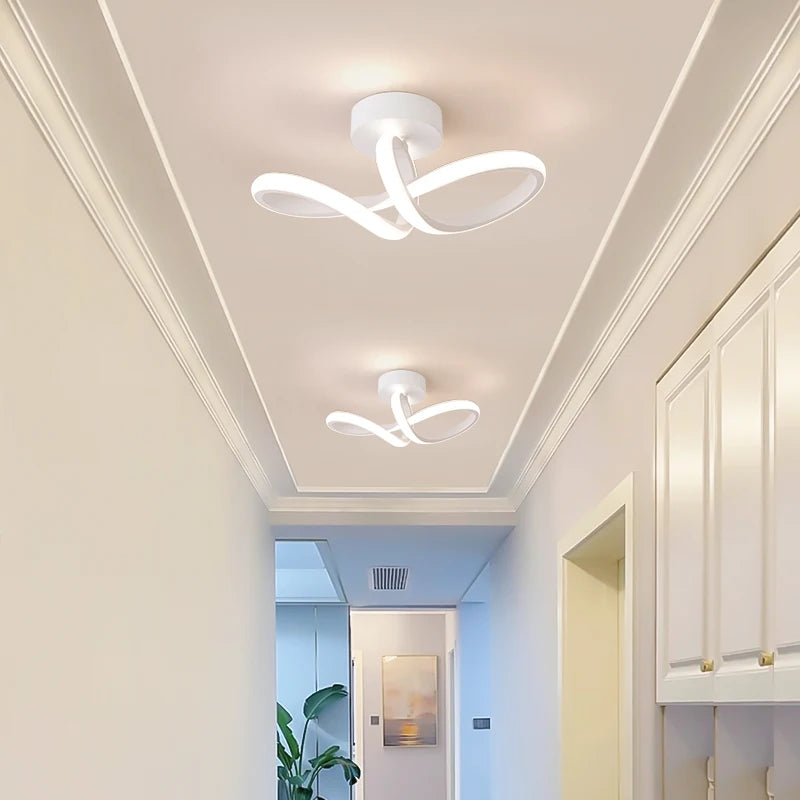 plafonniers led modernes blancs contemporain éclairage surface chambre salle manger
