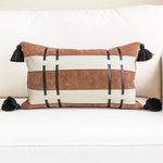 taies d'oreiller géométriques polyester doux moderne beige blanc maison hospitalière