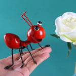 décoration murale métal fourmis animaux orange vert rouge bleu artistique ludiqueintérieur maison chambre salon
