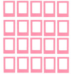 cadres photo aimants couleurs violet rose bleu moderne minimaliste cartes postales