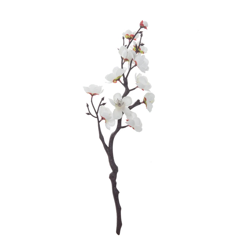 bouquet fleurs artificielles prunier soie maison mariage anniversaire fête baby shower minimalistebranches noires