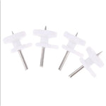 clous tapis blancs classiques plastique robustes décoration murale sans perçage